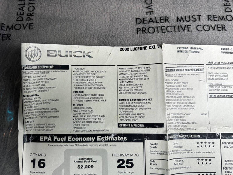 2008 Buick Lucerne CXL