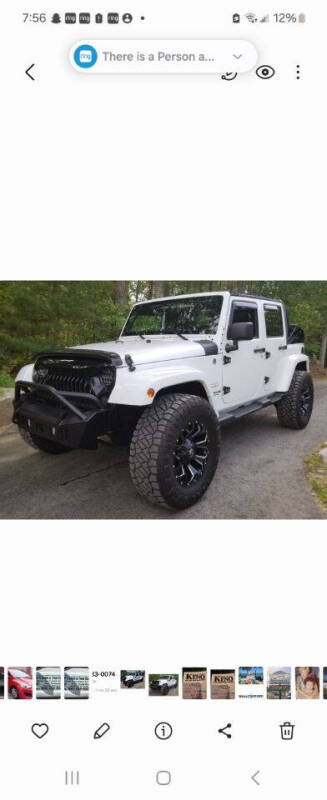 2012 Jeep Wrangler Unlimited Sahara