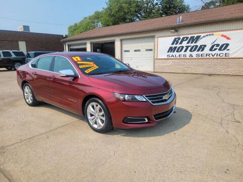 2017 Chevrolet Impala for sale at RPM Motor Company in Waterloo IA