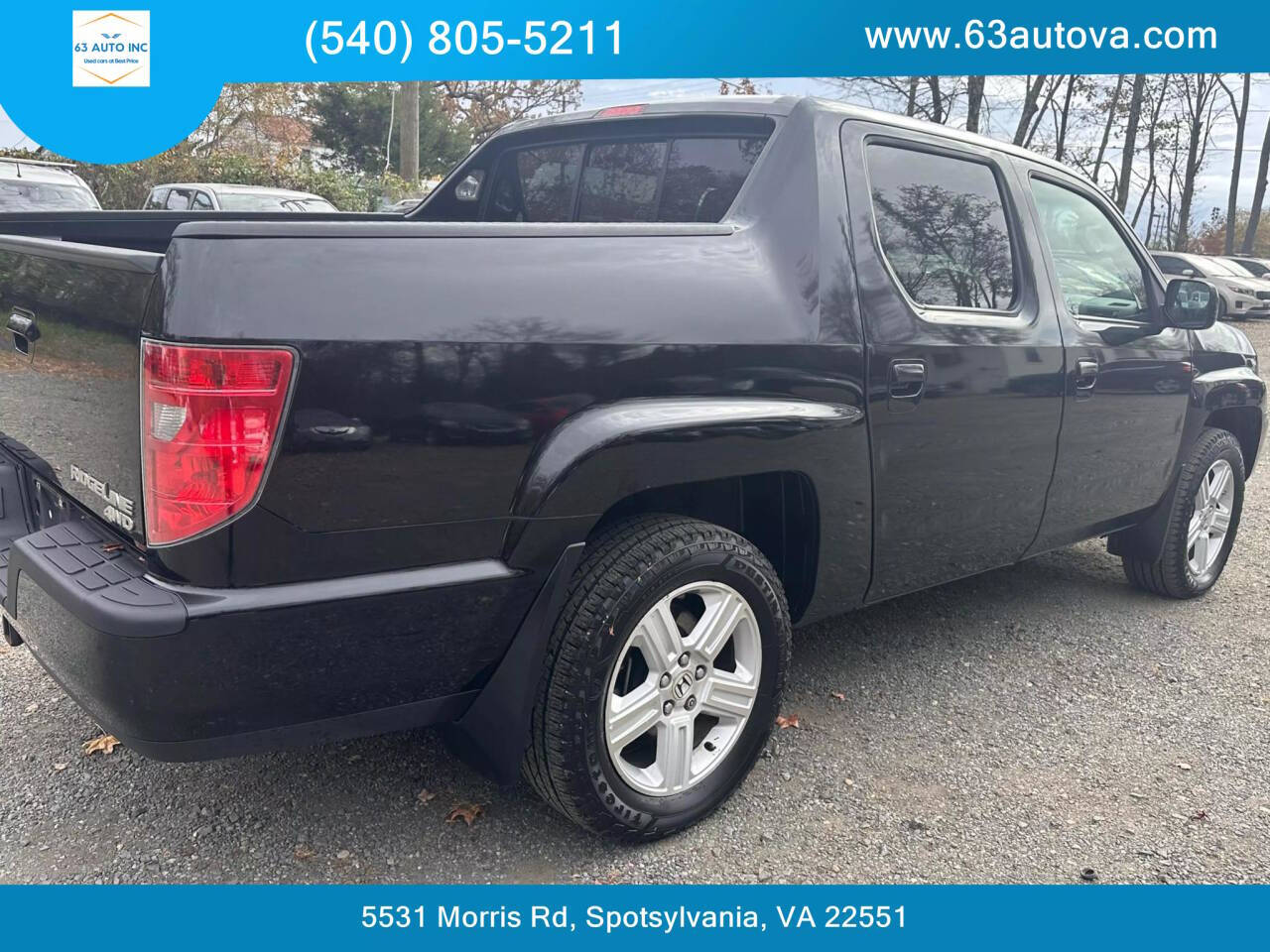 2010 Honda Ridgeline for sale at 63 Auto Inc in Spotsylvania, VA