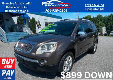 2012 GMC Acadia SLE