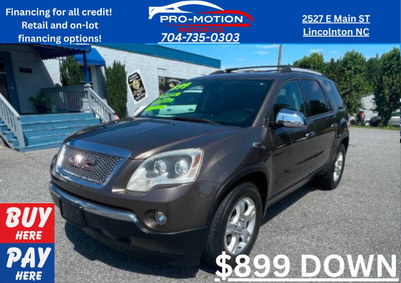 2012 GMC Acadia SLE