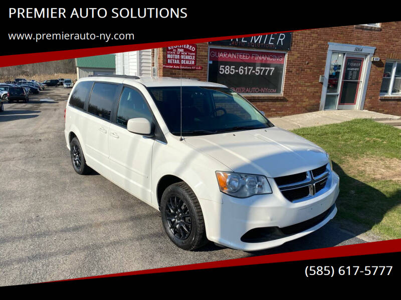 2012 Dodge Grand Caravan for sale at PREMIER AUTO SOLUTIONS in Spencerport NY