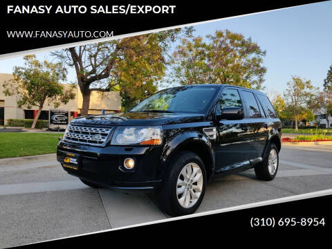 2013 Land Rover LR2 for sale at FANASY AUTO SALES/EXPORT in Yorba Linda CA
