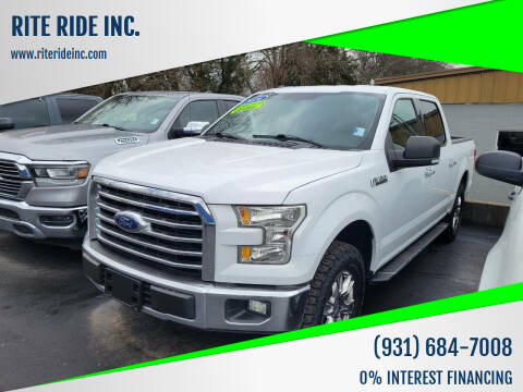 2016 Ford F-150 for sale at RITE RIDE INC. - Rite Ride Inc 2 in Shelbyville TN