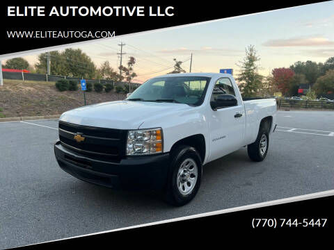 2011 Chevrolet Silverado 1500 for sale at ELITE AUTOMOTIVE LLC in Alpharetta GA