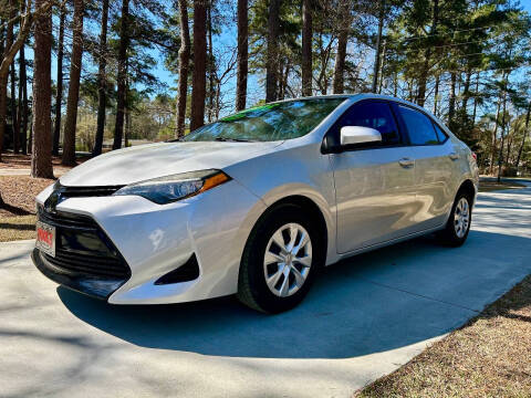2018 Toyota Corolla for sale at Poole Automotive in Laurinburg NC
