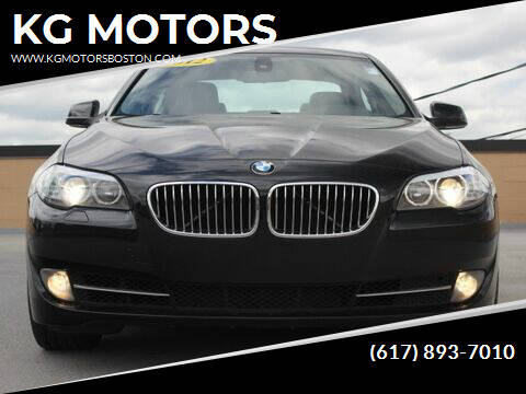 2012 BMW 5 Series for sale at KG MOTORS in West Newton MA