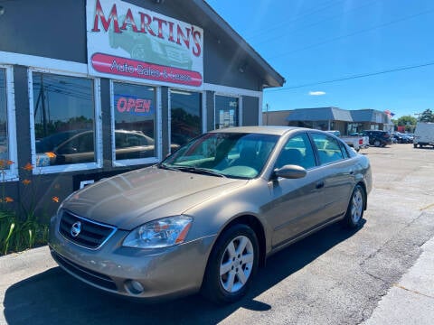 2003 Nissan Altima for sale at Martins Auto Sales in Shelbyville KY