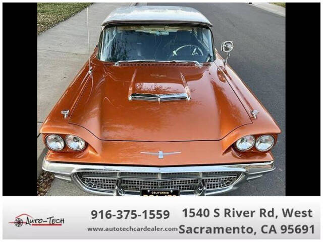 1960 Ford Thunderbird for sale at AUTO-TECH in WEST SACRAMENTO, CA