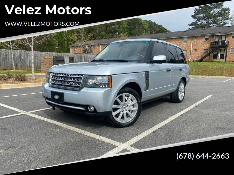 2011 Land Rover Range Rover for sale at Velez Motors in Peachtree Corners GA