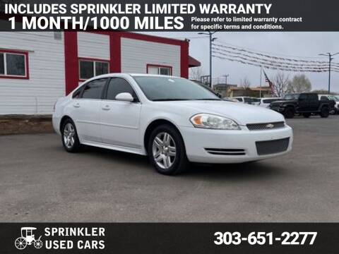 2013 Chevrolet Impala for sale at Sprinkler Used Cars in Longmont CO
