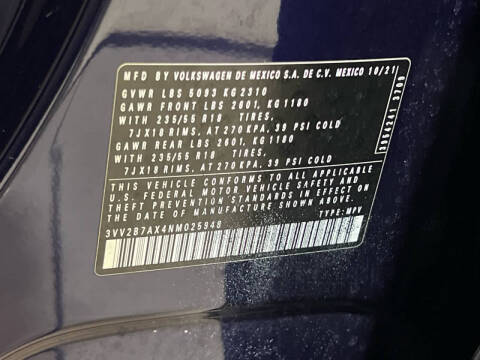 2022 Volkswagen Tiguan SE 4Motion