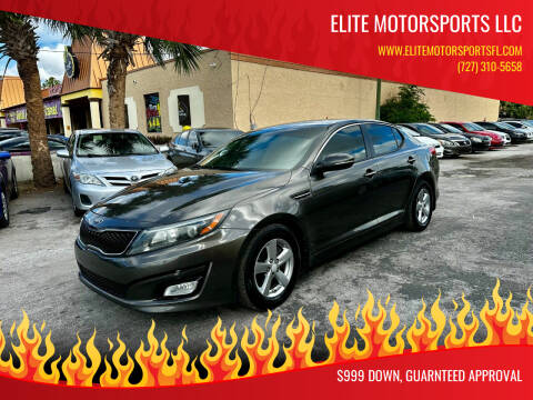 2014 Kia Optima for sale at Elite Motorsports LLC in Saint Petersburg FL