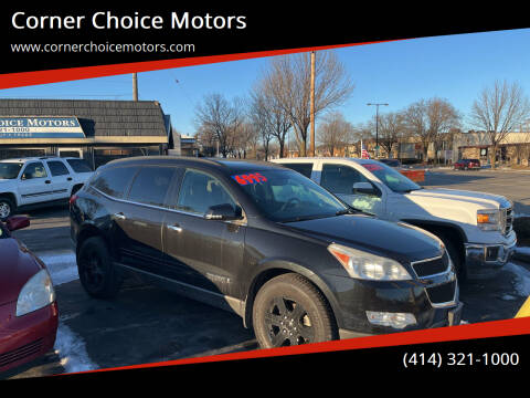 2009 Chevrolet Traverse for sale at Corner Choice Motors in West Allis WI