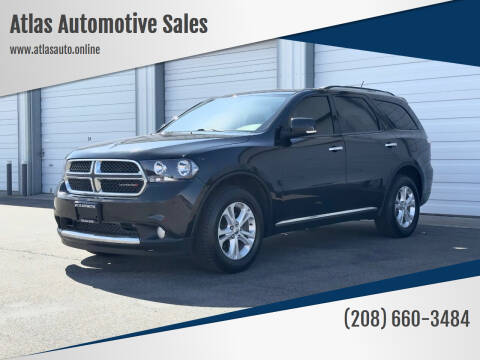 2013 Dodge Durango for sale at Atlas Automotive Sales in Hayden ID