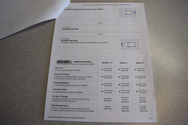 2012 Ford Escape Limited