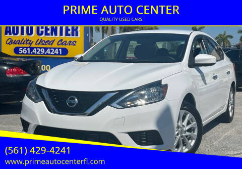 2019 Nissan Sentra for sale at PRIME AUTO CENTER in Palm Springs FL