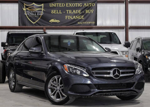 2015 Mercedes-Benz C-Class for sale at United Exotic Auto in Houston TX