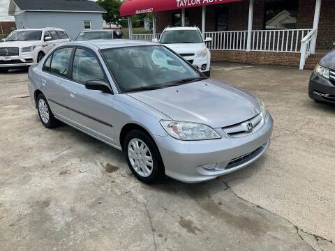 2005 Honda Civic for sale at Taylor Auto Sales Inc in Lyman SC
