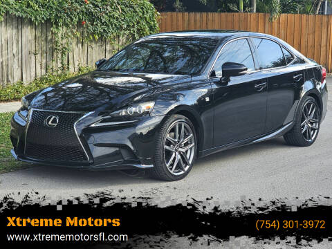 2015 Lexus IS 250 for sale at Xtreme Motors in Hollywood FL