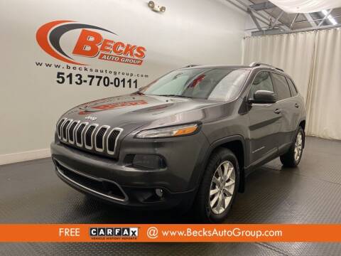 2014 Jeep Cherokee for sale at Becks Auto Group in Mason OH