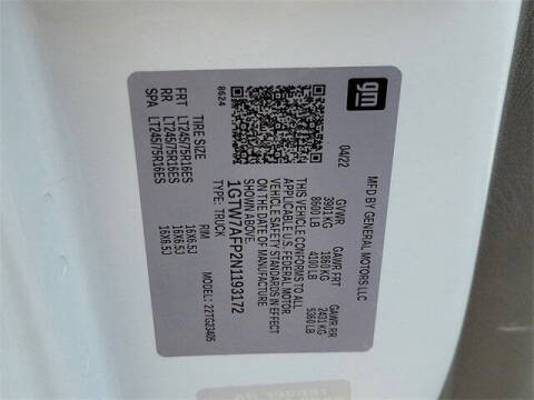 2022 GMC Savana 2500