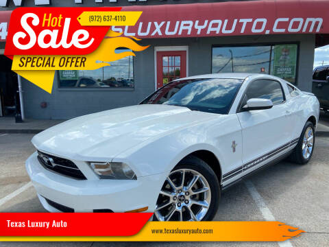 2010 Ford Mustang for sale at Texas Luxury Auto in Cedar Hill TX