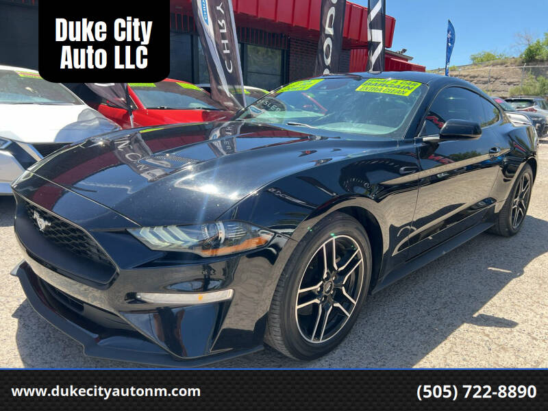 2021 Ford Mustang for sale at Duke City Auto LLC in Gallup NM