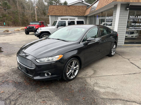 2014 Ford Fusion for sale at Millbrook Auto Sales in Duxbury MA