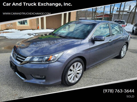 2013 Honda Accord for sale at Car and Truck Exchange, Inc. in Rowley MA