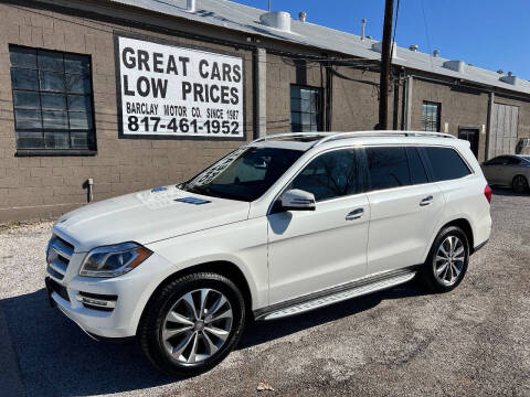 2016 Mercedes-Benz GL-Class for sale at BARCLAY MOTOR COMPANY in Arlington TX