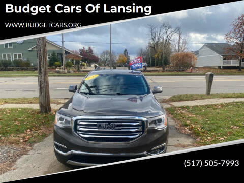 2019 GMC Acadia for sale at Budget Cars Of Lansing in Lansing MI