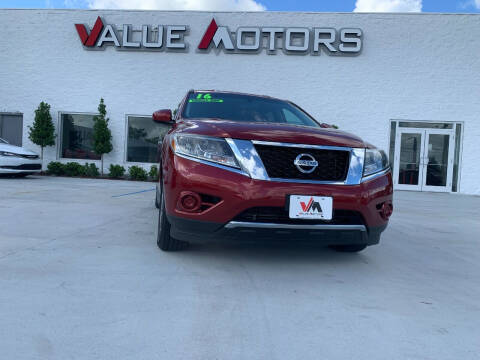 2016 Nissan Pathfinder for sale at Value Motors Company in Marrero LA