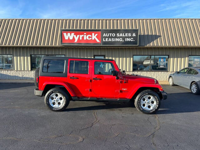 2015 Jeep Wrangler Unlimited for sale at Wyrick Auto Sales & Leasing Inc in Zeeland, MI