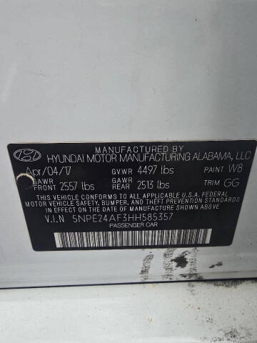 2017 Hyundai Sonata SE