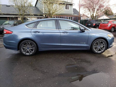 2018 Ford Fusion Hybrid for sale at Blue Line Auto Group in Portland OR