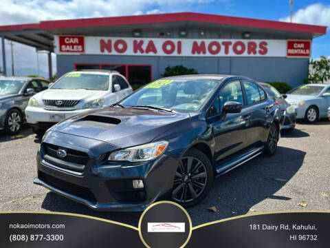 2016 Subaru WRX for sale at No Ka Oi Motors in Kahului HI