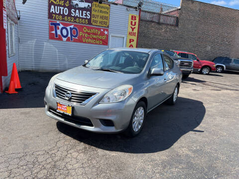 2012 Nissan Versa for sale at RON'S AUTO SALES INC in Cicero IL