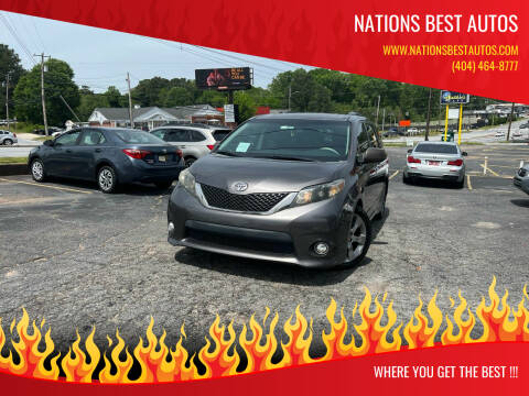 2014 Toyota Sienna for sale at Nations Best Autos in Decatur GA