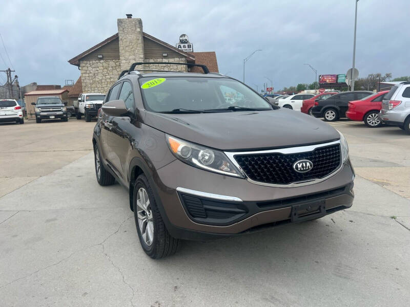 2015 Kia Sportage for sale at A & B Auto Sales LLC in Lincoln NE