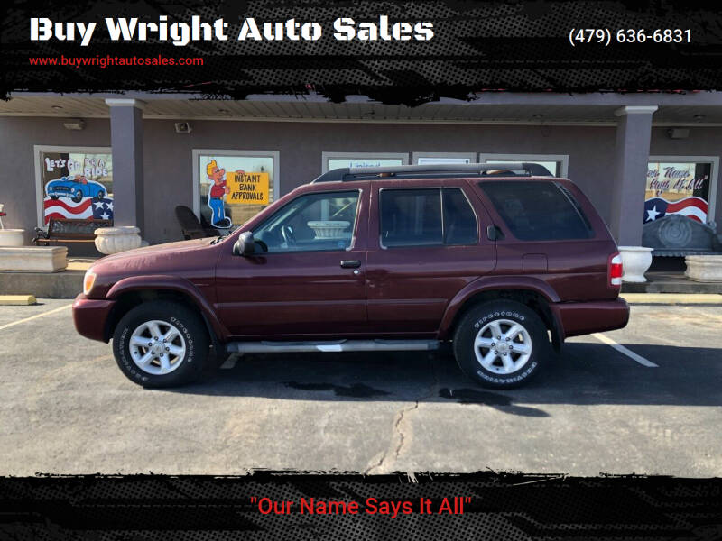 2003 Nissan Pathfinder for sale at Buy Wright Auto Sales in Rogers AR
