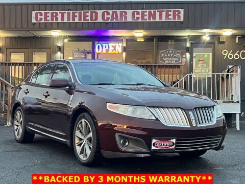2012 Lincoln MKS for sale at CERTIFIED CAR CENTER in Fairfax VA