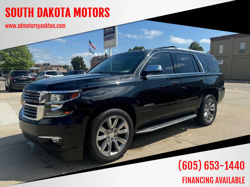 2015 Chevrolet Tahoe for sale at SOUTH DAKOTA MOTORS in Yankton SD