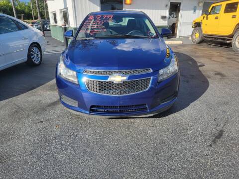2012 Chevrolet Cruze for sale at SUSQUEHANNA VALLEY PRE OWNED MOTORS in Lewisburg PA