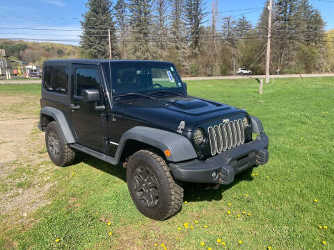 2013 Jeep Wrangler for sale at RS Motors in Falconer NY