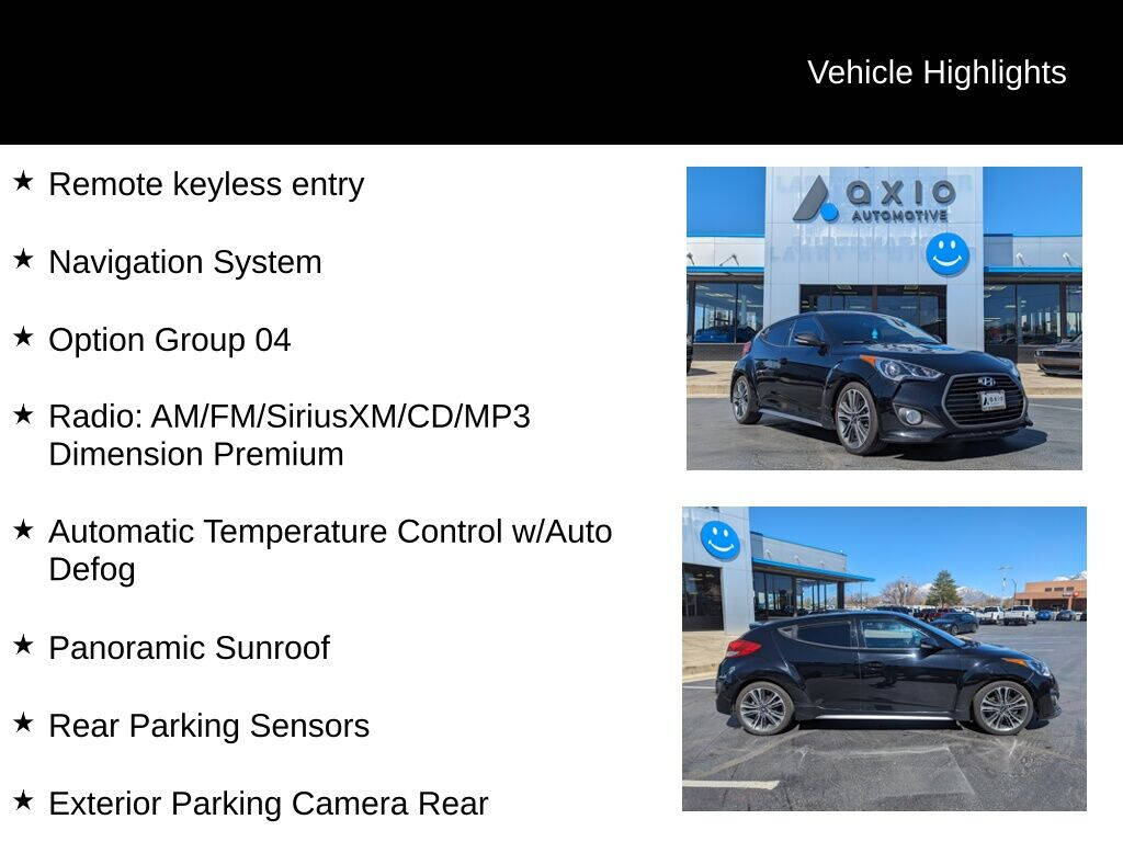 2016 Hyundai VELOSTER for sale at Axio Auto Boise in Boise, ID