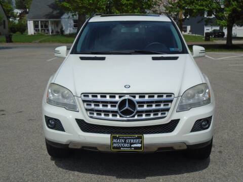 2011 Mercedes-Benz M-Class for sale at MAIN STREET MOTORS in Norristown PA
