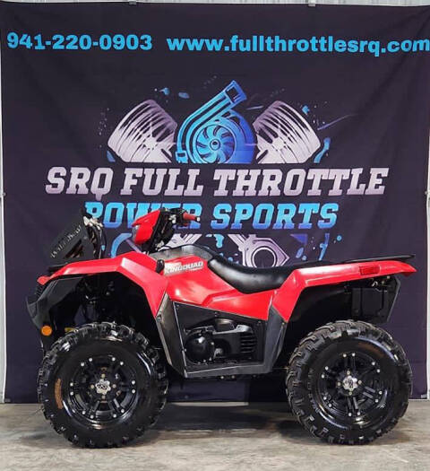 2020 Suzuki Kingquad 750AXI Power Steering SE+ for sale at SRQ Full Throttle Power Sports in BRADENTON, FL