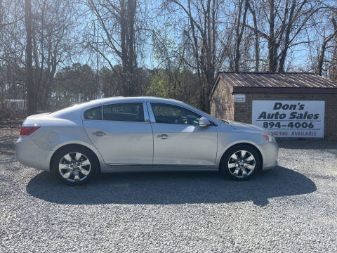 2011 Buick LaCrosse for sale at Don's Auto Sales in Benson NC